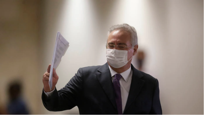 Senador Renan Calheiros (MDB-AL), relator da CPI da Covid