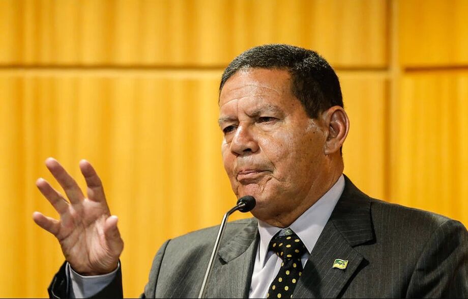 O vice presidente da República, general Hamilton Mourão