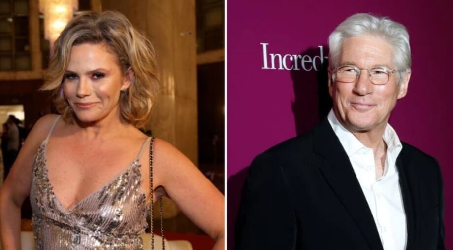 A apresentadora Maria Cândida e o ator Richard Gere
