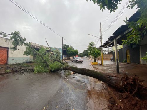 Dourados, a 229 km de Campo Grande, emitiu um alerta de tempestade para o município, conforme aviso emitido pelo Inmet (Instituto Nacional de Meteorologia) a mudança climática começou hoje e segue pelos próximos dias