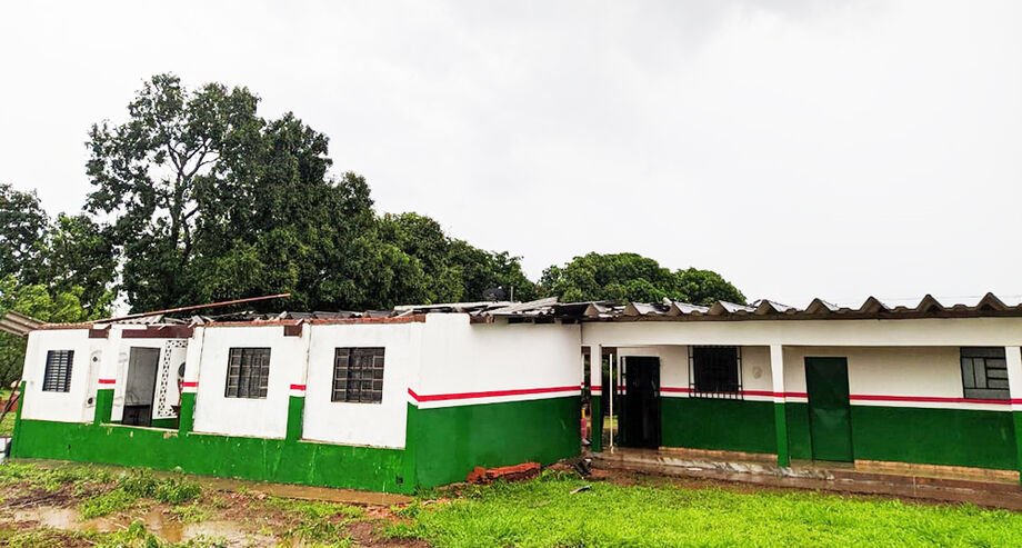 Escola em Nioaque foi destelhada