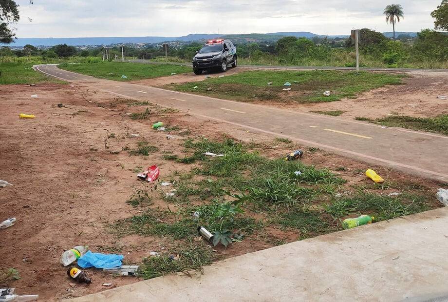 Cena do crime em Rio Verde de MT