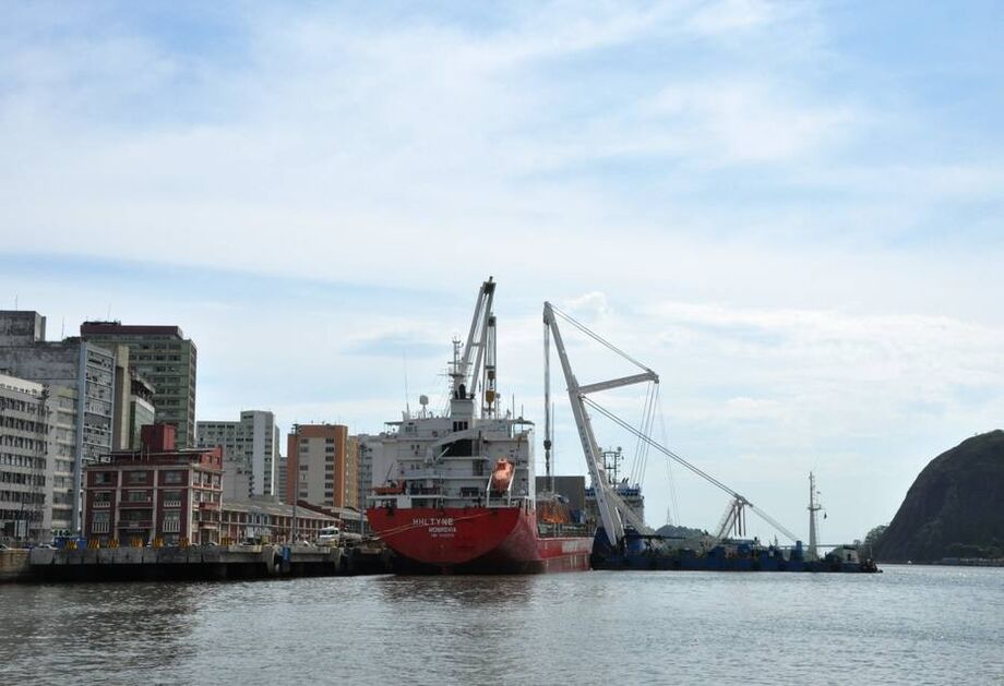 Porto de Vitória, no Espírito Santo