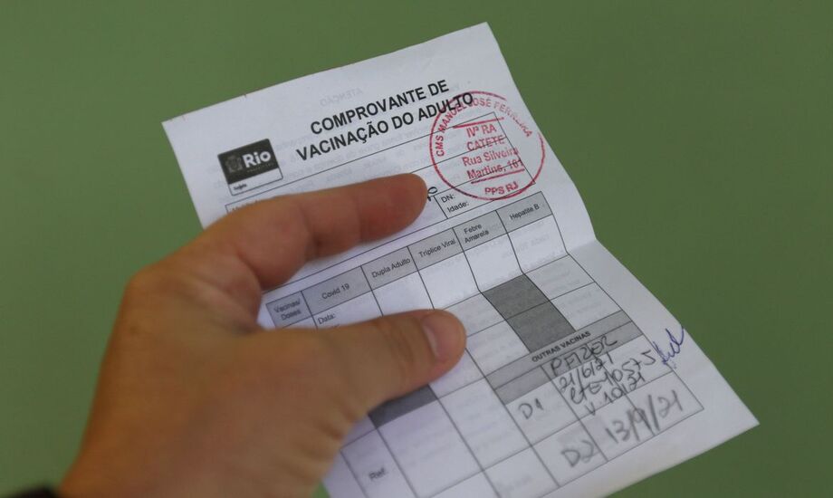Comprovante de vacinação