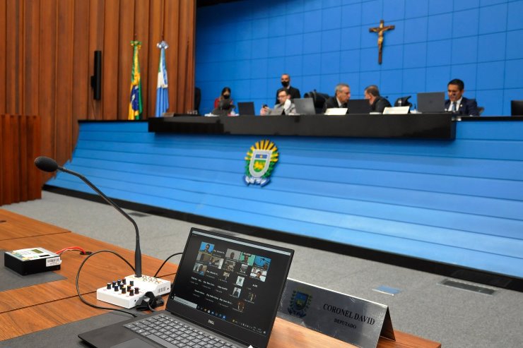 Apreciação das propostas é transmitida ao vivo nos canais oficiais de comunicação da ALEMS