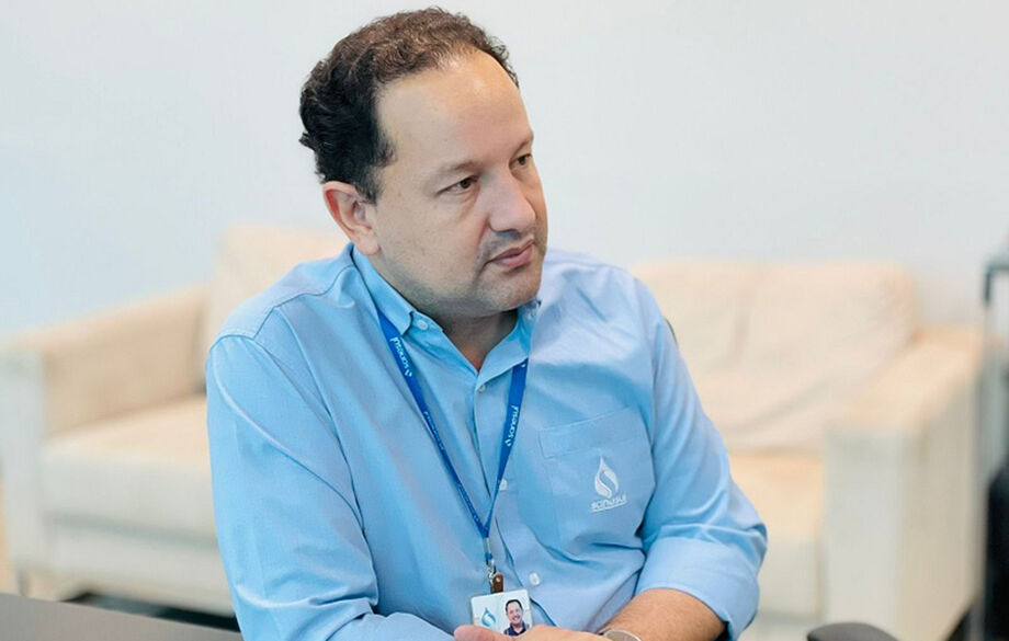 O diretor-presidente da Sanesul, Walter Carneiro Jr.