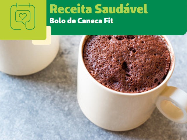 Bolo de caneca fit