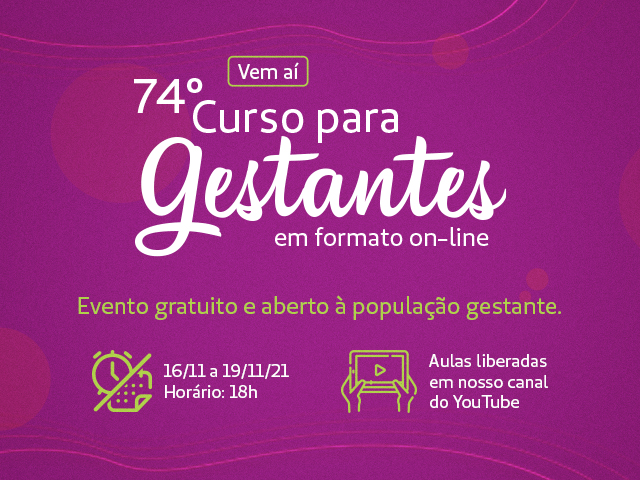 Curso para gestantes na capital