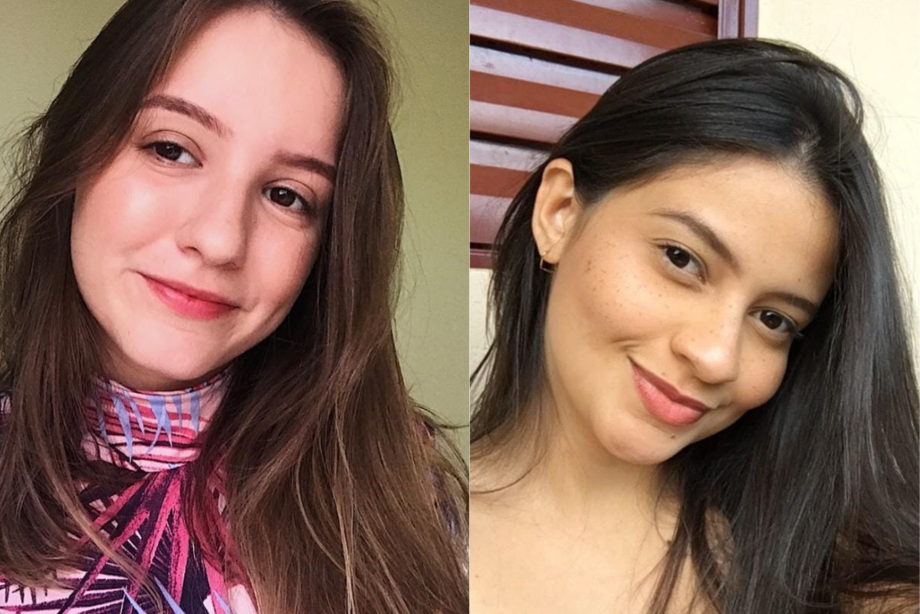 Ludmila Duarte e Beatriz Abdian, colegas de curso na UFMS