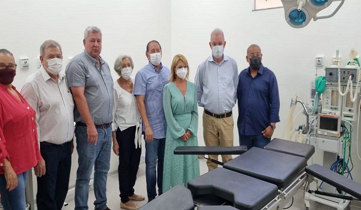 Entrega do centro cirúrgico hospital de Sidrolândia