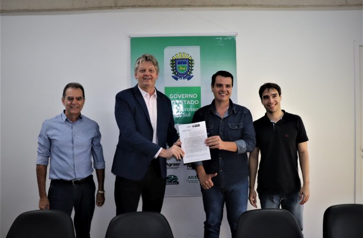 Jaime Verruck com prefeito de Douradina - ProDesenvolve