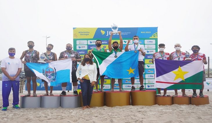 MS é campeão no vôlei de praia e basquete masculino nos Jogos Escolares Brasileiros 2021