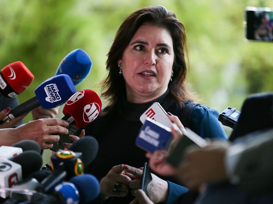 A senadora Simone Tebet