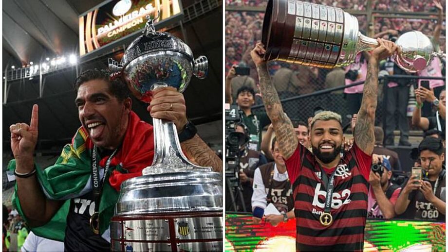 Flamengo e Palmeiras decidem Libertadores para ampliar domínio na América do Sul