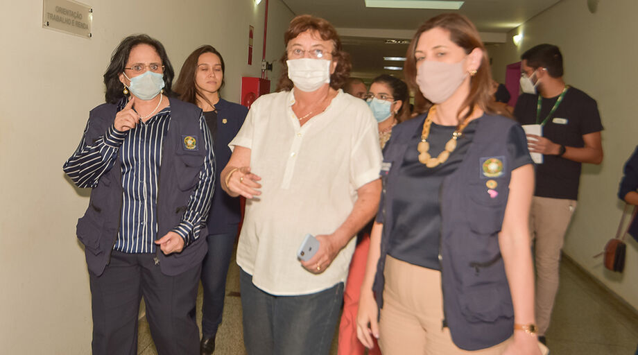A ministra esteve em Campo Grande