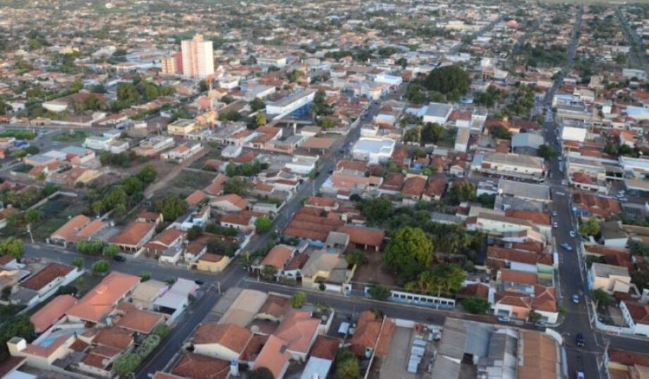 Vista aérea de Paranaíba