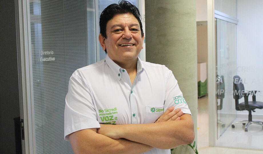O assessor do Desenvolvimento do Cooperativismo Sicredi União MS/TO e Oeste da Bahia, Paulo Brum