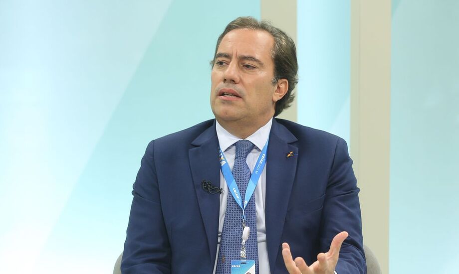 O presidente da Caixa, Pedro Guimarães