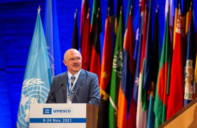 Milton Ribeiro, ministro da Educação, em discurso na Unesco