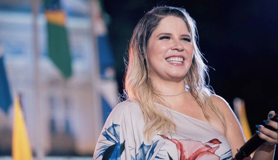 A cantora Marília Mendonça, morta em queda de avião em Minas Gerais