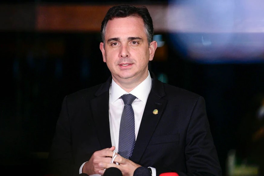 O presidente do Senado Rodrigo Pacheco