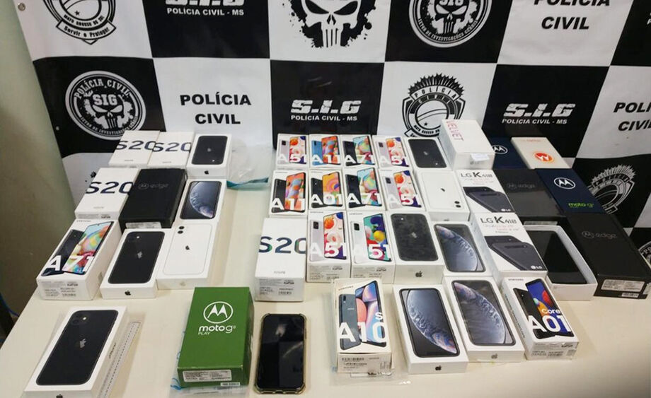 A operação mira no roubo e furto de celulares