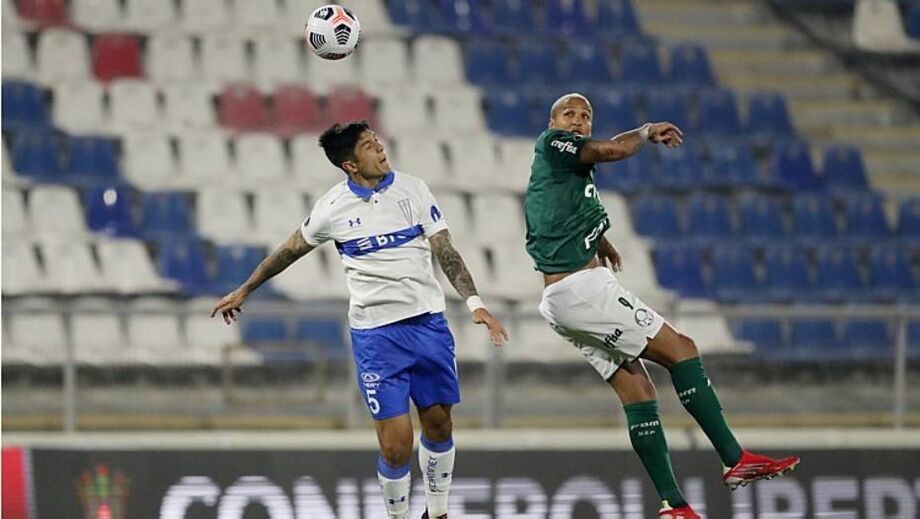 Valber Huerta enfrentou o Palmeiras nesta temporada pelas oitavas de final da Libertadores'