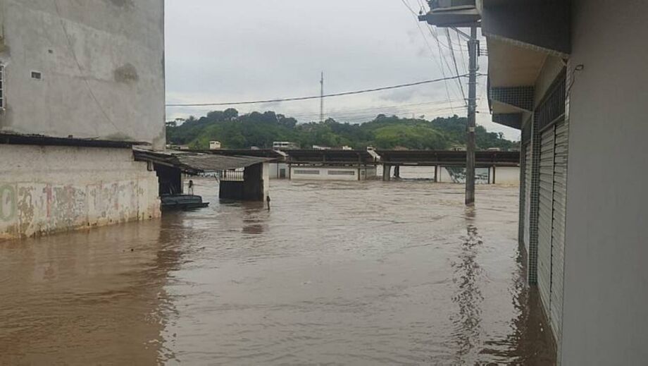 Ainda não é possível mensurar os danos sofridos pelo Centro de Canoagem de Ubaitaba Foto: Edilton da Silva Santos Júnior