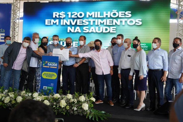 Lançamento dos programas Opera MS e Examina MS contou com a presença do deputado Paulo Corrêa e outros parlamentares
