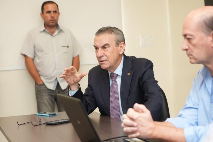 O presidente da ALEMS conversou com os presidentes dos consórcios municipais sobre a rota bioceânica