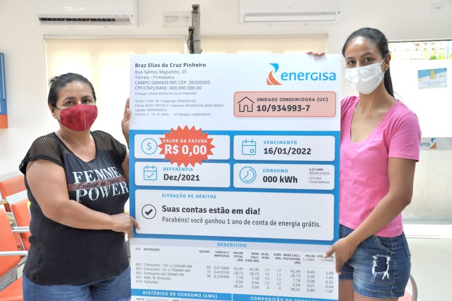 A ganhadora da promoção