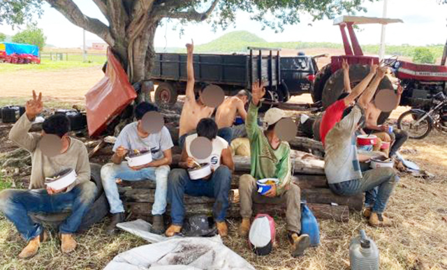 Trabalhadores resgatados