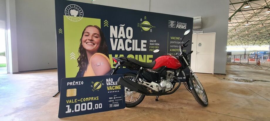 O sorteio de uma motocicleta zero km e 10 vales-compras de R$ 1.000,00 foi realizado no Centro de Exposições Albano Franco e transmitido ao vivo pelo perfil da FIEMS (Federação das Indústrias de Mato Grosso do Sul) nas redes sociais.