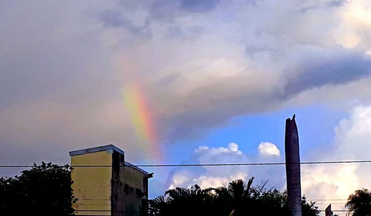 Entre o final da tarde e início da noite, a região sul também pode registrar pancadas de chuva. 