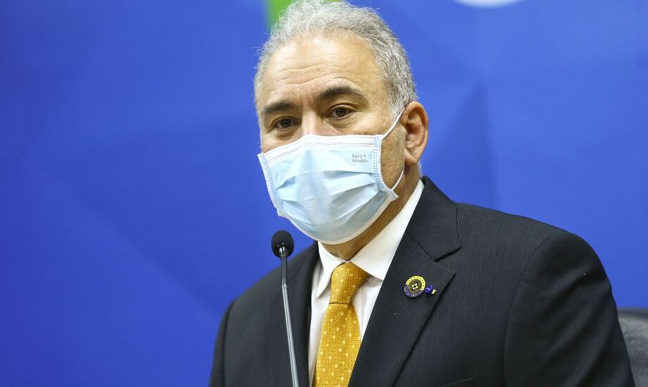 O ministro Marcelo Queiroga