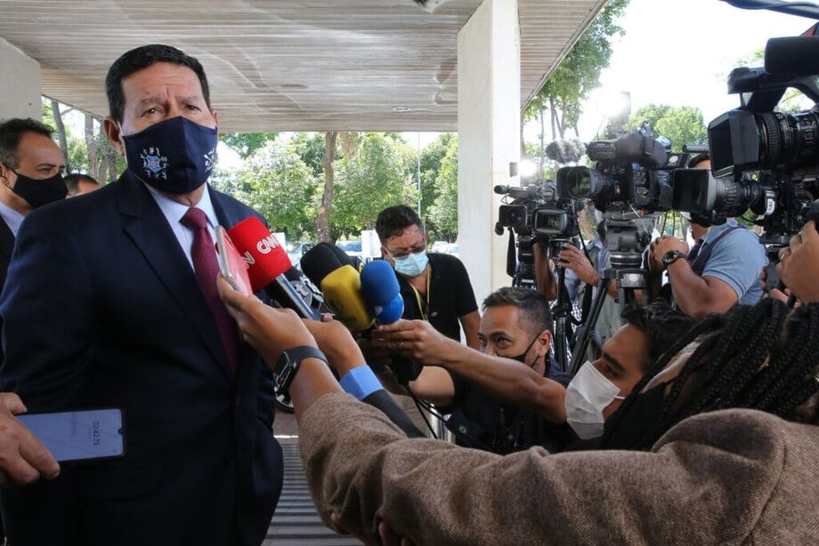O Vice-presidente Hamilton Mourão