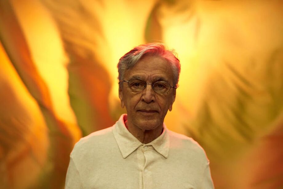 O cantor Caetano Veloso