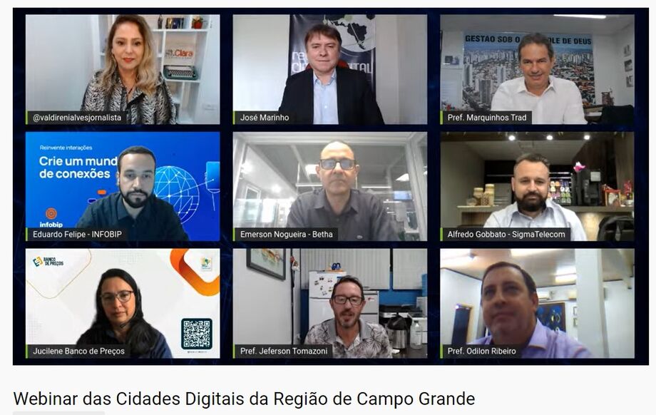 Webinar Cidades Digitais Campo Grande