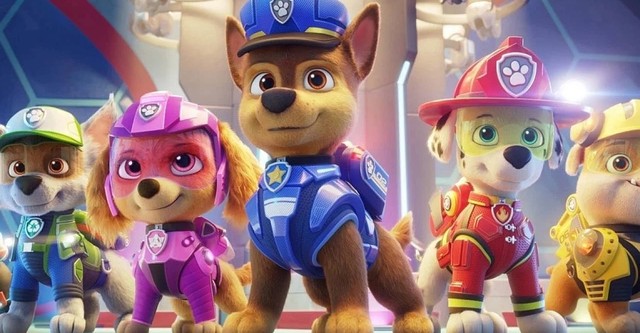 Ryder e seus amigos fiéis Marshall, Skye, Chase, Rubble, Rocky e Zuma