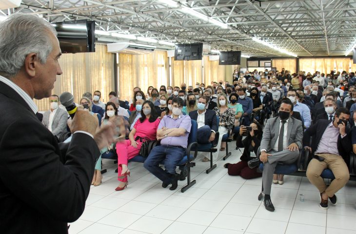 O governador Reinaldo Azambuja