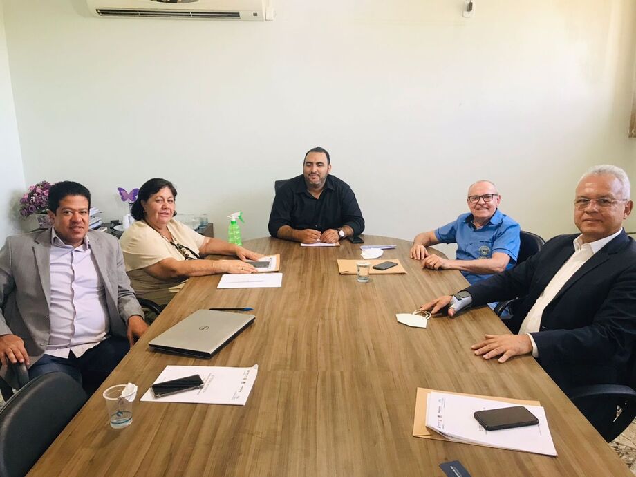 Prefeito de Mundo Novo recebe diretoria do Sindifiscal/MS