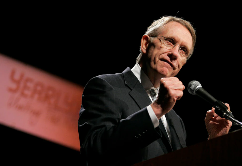 O ex-senador democrata Harry Reid e ex-boxeador amador, em imagem de junho de 2006, representou Nevada no Congresso americano por mais de três décadas dos EUA