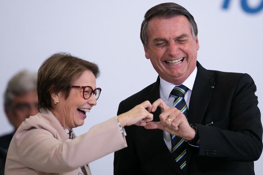 Bolsonaro e Tereza Cristina