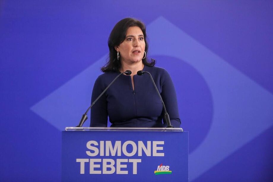 A senadora Simone Tebet (MS)