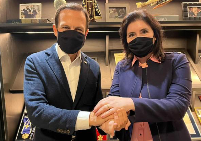 João Dória e Simone Tebet