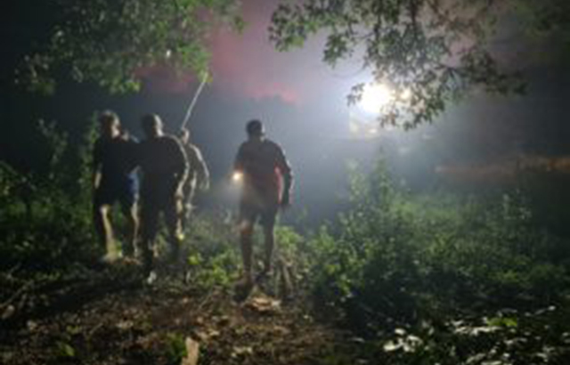 O foco inicial da equipe do Corpo de Bombeiros, foi justamente combater as chamas que apresentassem risco a comunidade