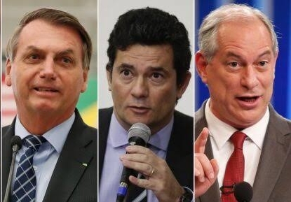 Bolsonaro, Moro e Ciro