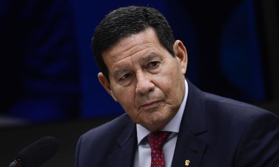 O vice-presidente Hamilton Mourão