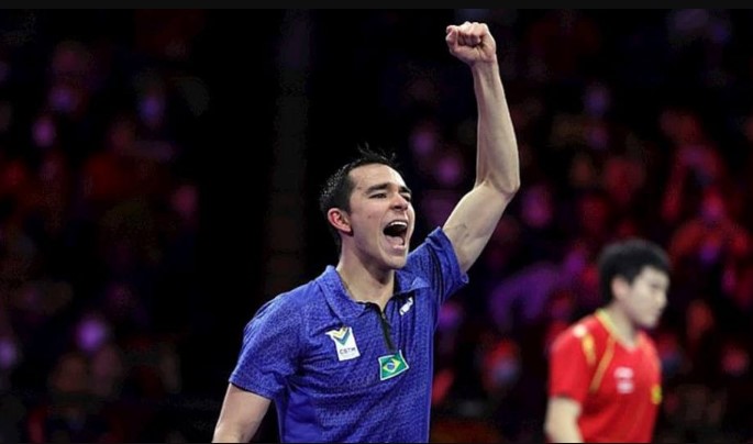 Hugo Calderano subiu para a 3ª posição do ranking mundial e é o primeiro mesa-tenista do continente a ser considerado um dos três melhores do mundo na modalidade