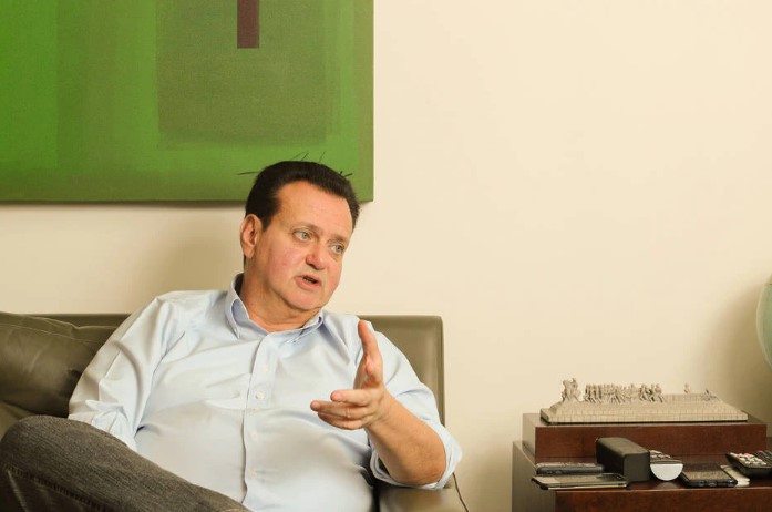 O presidente do PSD defendeu candidatura do senador Rodrigo Pacheco à Presidência e criticou o orçamento secreto